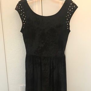Black skater dress